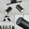 hofstein Spots Et Projecteurs|Plafonnier Javel Noir, 2 lumières