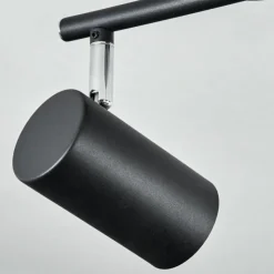 hofstein Spots Et Projecteurs|Plafonnier Javel Noir, 2 lumières