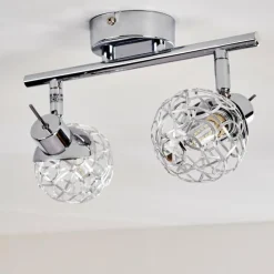 hofstein Spots Et Projecteurs|Plafonnier Kalipuro Chrome, 2 lumières