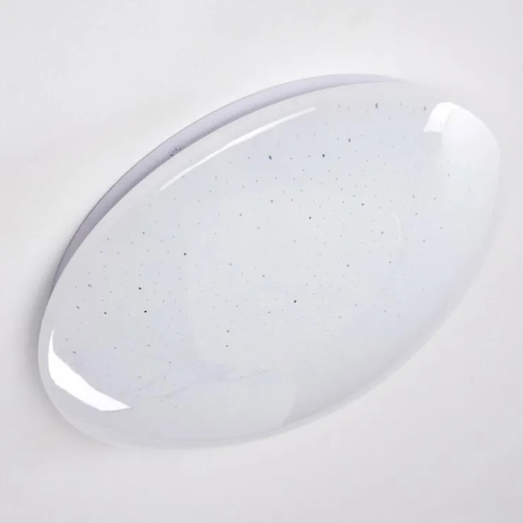 hofstein Éclairage Led|Plafonnier Kendal LED Blanc, 1 lumière, Télécommandes, Changeur de couleurs