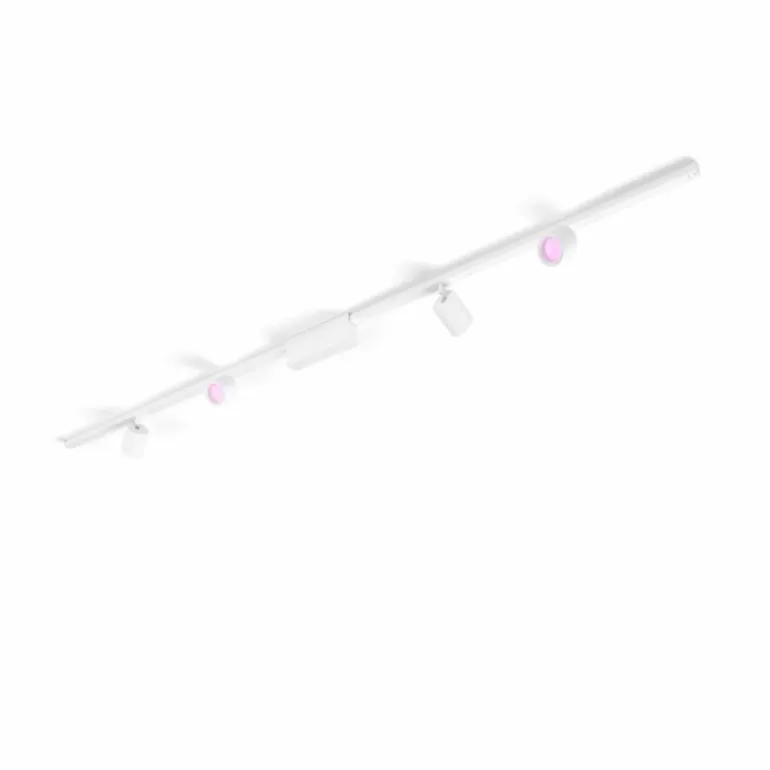 Plafonnier Kit de base Philips Hue Perifo LED Blanc, 4 lumières, Changeur de couleurs