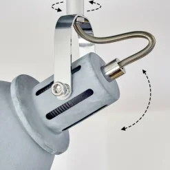 hofstein Spots Et Projecteurs|Plafonnier Koppom Bleu, Gris, 3 lumières