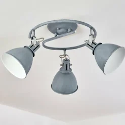 hofstein Spots Et Projecteurs|Plafonnier Koppom Bleu, Gris, 3 lumières