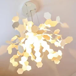 hofstein Suspensions|Plafonnier Kuumu Blanc, 1 lumière