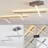 hofstein Éclairage Led|Plafonnier Lacure LED Nickel mat, 5 lumières