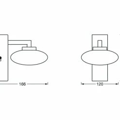 Plafonnier LEDVANCE Bathroom Argenté, 1 lumière