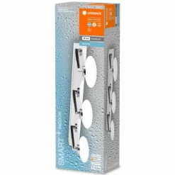 Plafonnier LEDVANCE Bathroom Argenté, 1 lumière