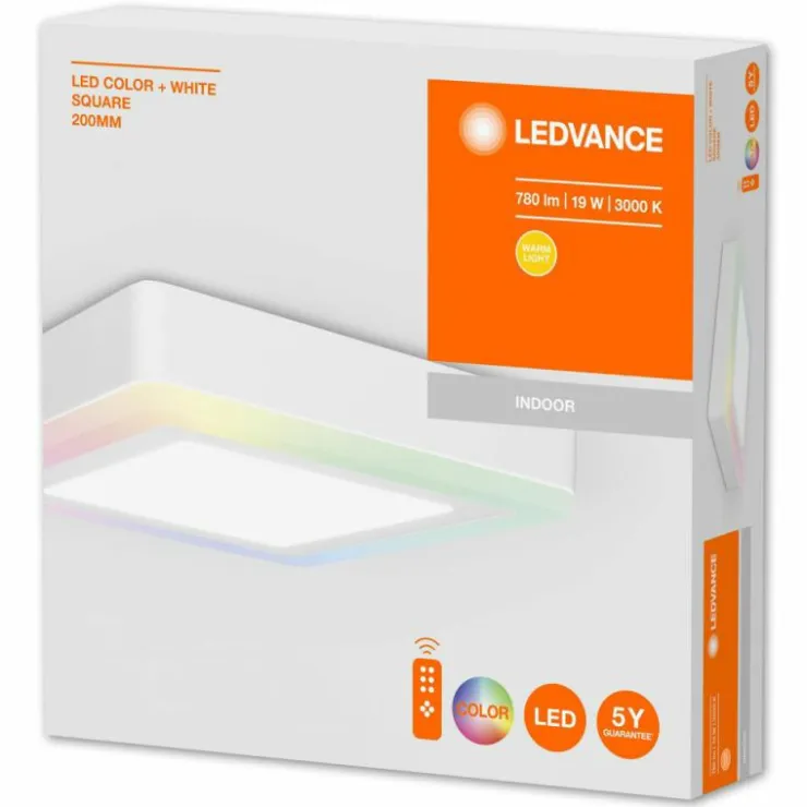 Luminaires Ledvance Éclairage Led|Plafonnier LEDVANCE COLOR+ WHITE Blanc, 1 lumière, Télécommandes