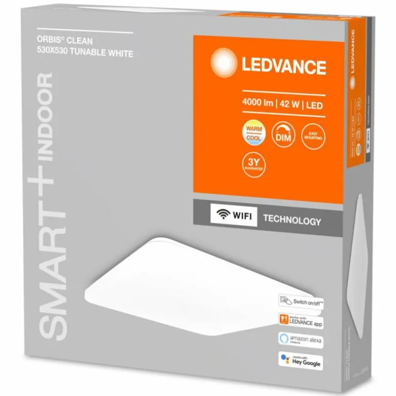 Plafonnier LEDVANCE Decorative Blanc, 1 lumière