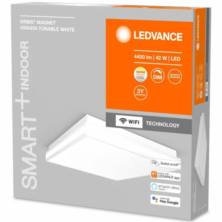 Plafonnier LEDVANCE Decorative Blanc, 1 lumière