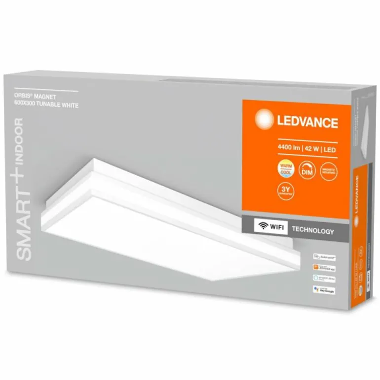 Plafonnier LEDVANCE Decorative Blanc, 1 lumière