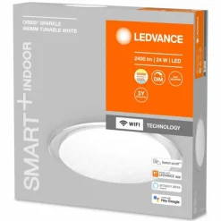 Plafonnier LEDVANCE Decorative Blanc, 1 lumière
