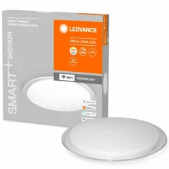 Plafonnier LEDVANCE Decorative Blanc, 1 lumière