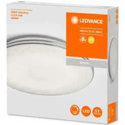 Luminaires Ledvance Éclairage Led|Plafonnier LEDVANCE ORBIS Argenté, 1 lumière