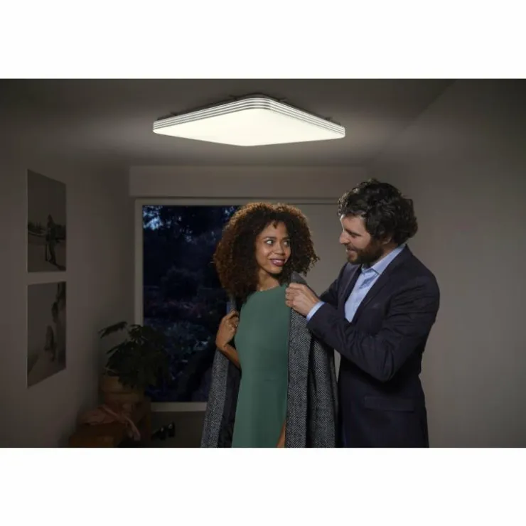 Luminaires Ledvance Éclairage Led|Plafonnier LEDVANCE ORBIS Blanc, 1 lumière, Détecteur de mouvement