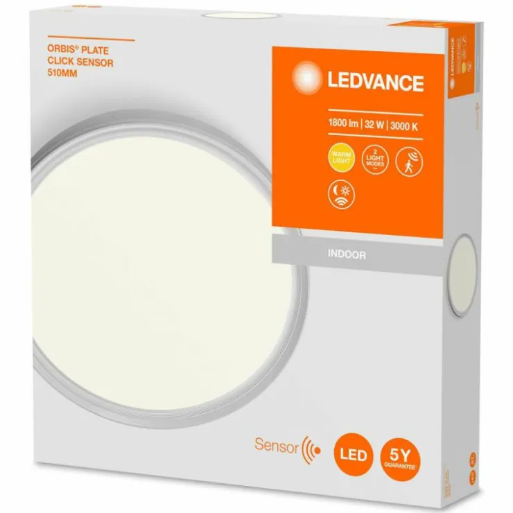 Luminaires Ledvance Éclairage Led|Plafonnier LEDVANCE ORBIS Blanc, 1 lumière