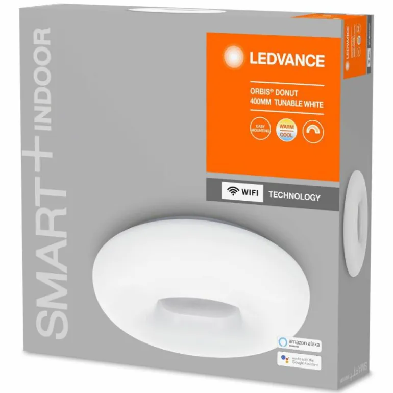 Plafonnier LEDVANCE ORBIS Blanc, 1 lumière