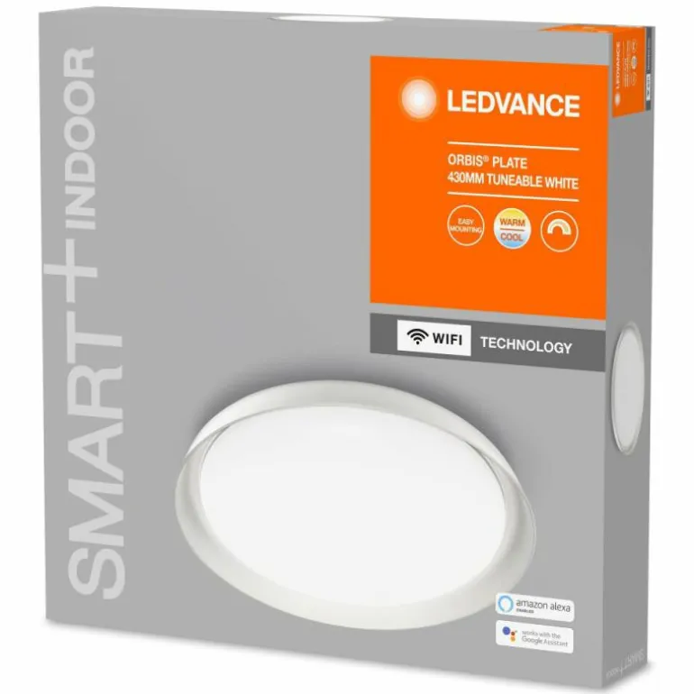 Plafonnier LEDVANCE ORBIS Blanc, 1 lumière