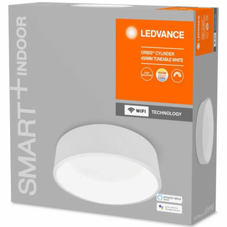Plafonnier LEDVANCE ORBIS Blanc, 1 lumière