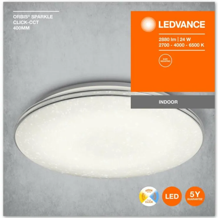 Luminaires Ledvance Éclairage Led|Plafonnier LEDVANCE ORBIS® Blanc, 1 lumière