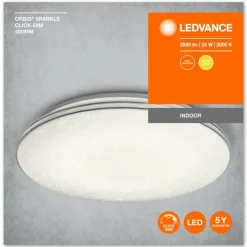 Luminaires Ledvance Éclairage Led|Plafonnier LEDVANCE ORBIS® Blanc, 1 lumière