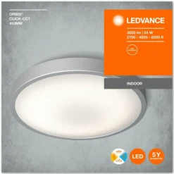 Luminaires Ledvance Éclairage Led|Plafonnier LEDVANCE ORBIS® Blanc, 1 lumière