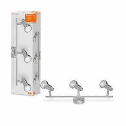 Luminaires Ledvance Éclairage Led|Plafonnier LEDVANCE SPOT Argenté, 3 lumières