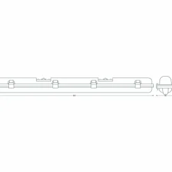 Luminaires Ledvance Éclairage Led|Plafonnier LEDVANCE SUBMARINE Gris, 1 lumière, Détecteur de mouvement
