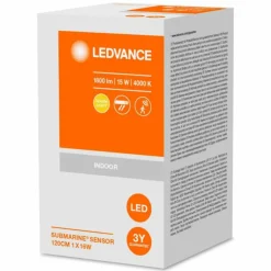 Luminaires Ledvance Éclairage Led|Plafonnier LEDVANCE SUBMARINE Gris, 1 lumière, Détecteur de mouvement