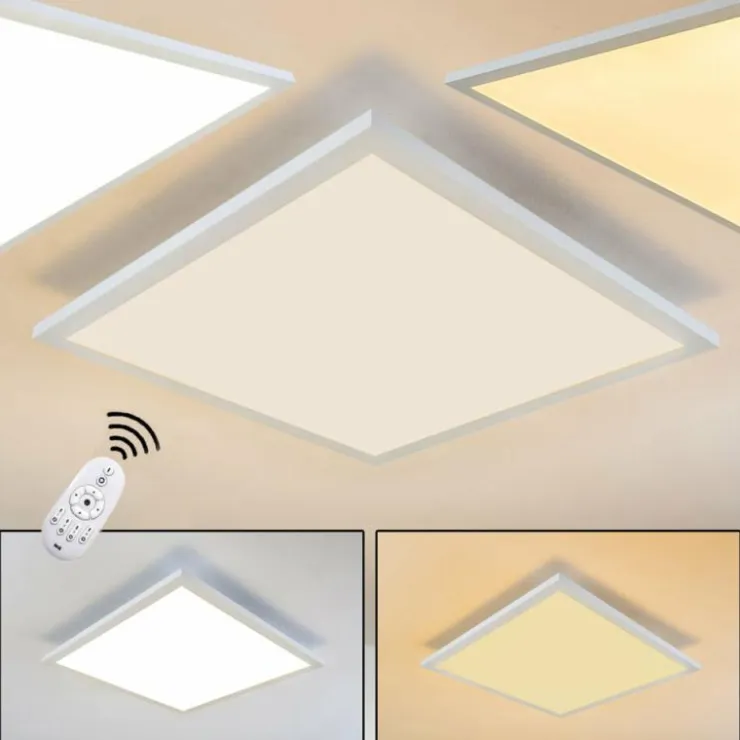 hofstein Éclairage Led|Plafonnier Lerum LED Blanc, 1 lumière