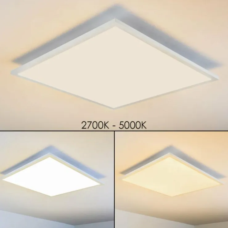 hofstein Éclairage Led|Plafonnier Lerum LED Blanc, 1 lumière