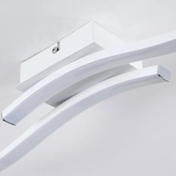 hofstein Éclairage Led|Plafonnier Letala LED Blanc, 2 lumières