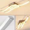 hofstein Éclairage Led|Plafonnier Letala LED Chrome, Nickel mat, 3 lumières
