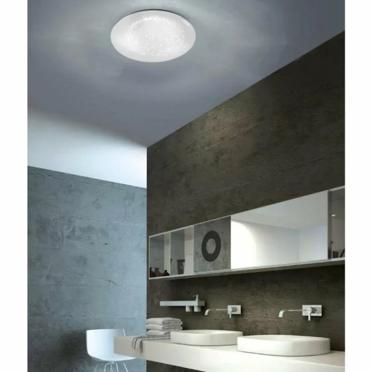 Luminaires Leuchten Direkt Éclairage Led|Plafonnier Leuchten Direkt SKYLER LED Blanc, 1 lumière