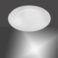 Luminaires Leuchten Direkt Éclairage Led|Plafonnier Leuchten Direkt SKYLER LED Blanc, 1 lumière