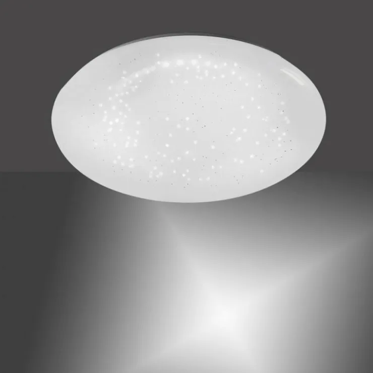 Luminaires Leuchten Direkt Éclairage Led|Plafonnier Leuchten Direkt SKYLER LED Blanc, 1 lumière