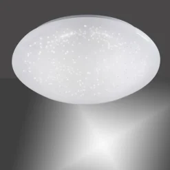 Luminaires Leuchten Direkt Éclairage Led|Plafonnier Leuchten Direkt SKYLER LED Blanc, 1 lumière