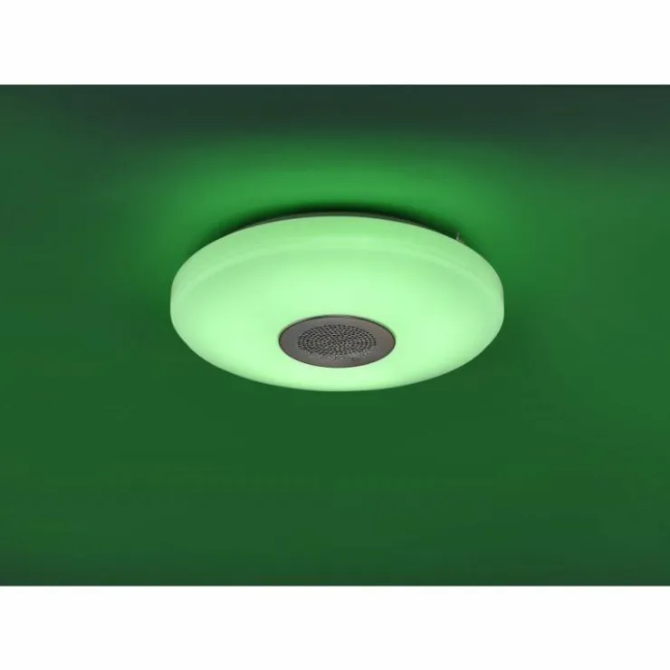 Luminaires Leuchten Direkt Éclairage Led|Plafonnier Leuchten Direkt PELVO LED Blanc, 1 lumière, Télécommandes, Changeur de couleurs