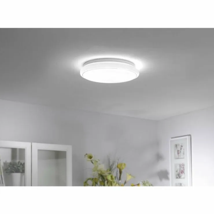 Luminaires Leuchten Direkt Éclairage Led|Plafonnier Leuchten Direkt JUPITER LED Blanc, 1 lumière