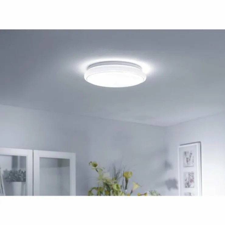 Luminaires Leuchten Direkt Éclairage Led|Plafonnier Leuchten Direkt JUPITER LED Blanc, 1 lumière