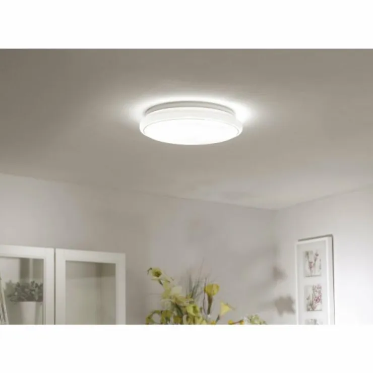 Luminaires Leuchten Direkt Éclairage Led|Plafonnier Leuchten Direkt JUPITER LED Blanc, 1 lumière