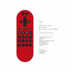 Luminaires Leuchten Direkt Éclairage Led|Plafonnier Leuchten Direkt LOLA-MIKE LED Acier inoxydable, 2 lumières, Télécommandes, Changeur de couleurs