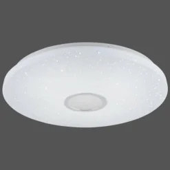 Luminaires Leuchten Direkt Éclairage Led|Plafonnier Leuchten Direkt JONAS LED Blanc, 1 lumière, Télécommandes