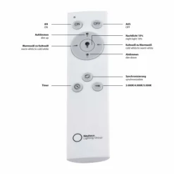 Luminaires Leuchten Direkt Éclairage Led|Plafonnier Leuchten Direkt JUPITER LED Blanc, 1 lumière, Télécommandes