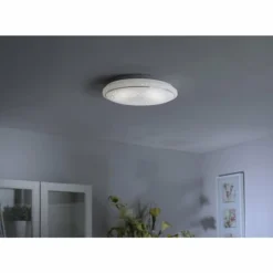 Luminaires Leuchten Direkt Éclairage Led|Plafonnier Leuchten Direkt JUPITER LED Blanc, 1 lumière, Télécommandes