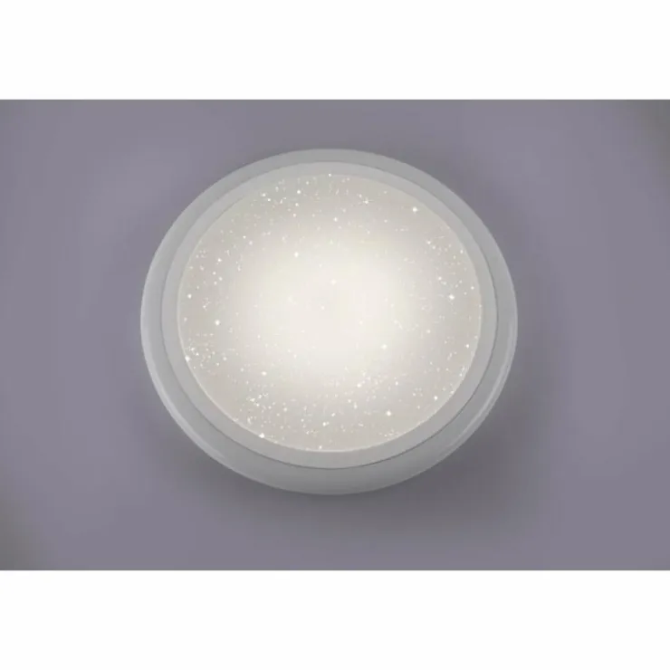 Luminaires Leuchten Direkt Éclairage Led|Plafonnier Leuchten Direkt LUISA LED Blanc, 1 lumière, Télécommandes, Changeur de couleurs