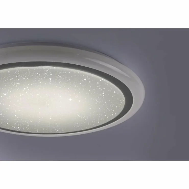 Luminaires Leuchten Direkt Éclairage Led|Plafonnier Leuchten Direkt LUISA LED Blanc, 1 lumière, Télécommandes, Changeur de couleurs