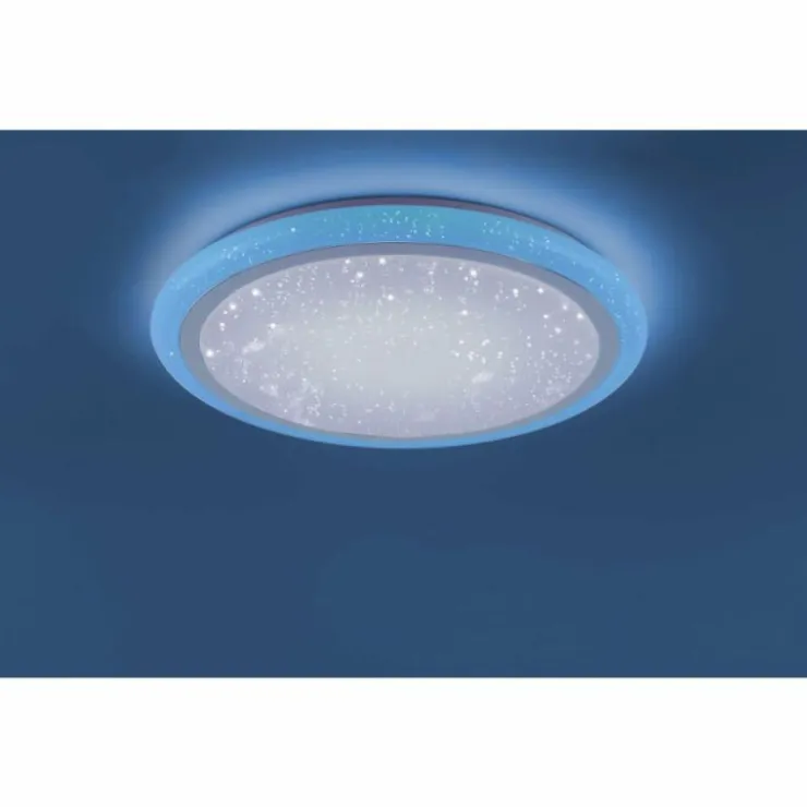 Luminaires Leuchten Direkt Éclairage Led|Plafonnier Leuchten Direkt LUISA LED Blanc, 1 lumière, Télécommandes, Changeur de couleurs