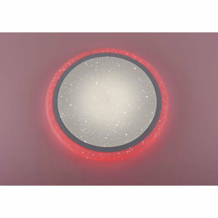 Luminaires Leuchten Direkt Éclairage Led|Plafonnier Leuchten Direkt LUISA LED Blanc, 1 lumière, Télécommandes, Changeur de couleurs