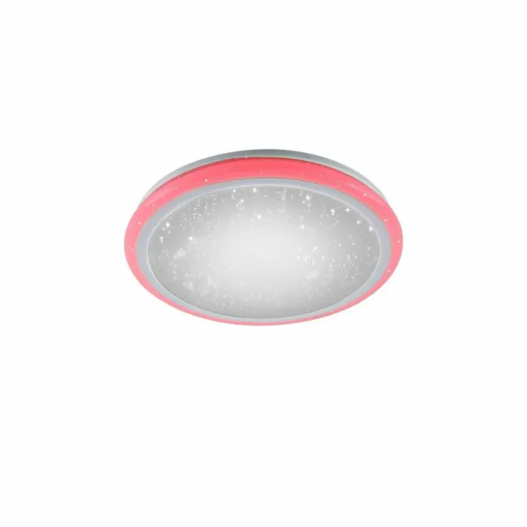 Luminaires Leuchten Direkt Éclairage Led|Plafonnier Leuchten Direkt Luisa LED Blanc, 2 lumières, Télécommandes, Changeur de couleurs